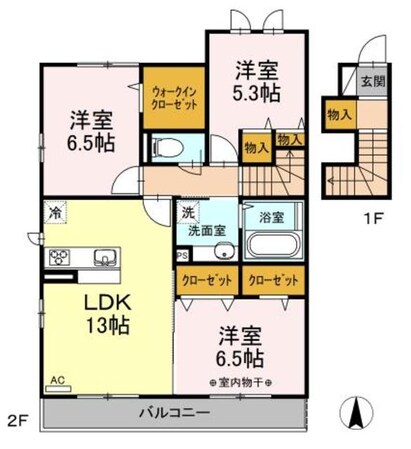 雅の物件間取画像